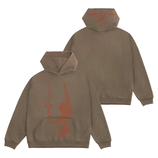 Ego Death Brown Hoodie - PREORDER