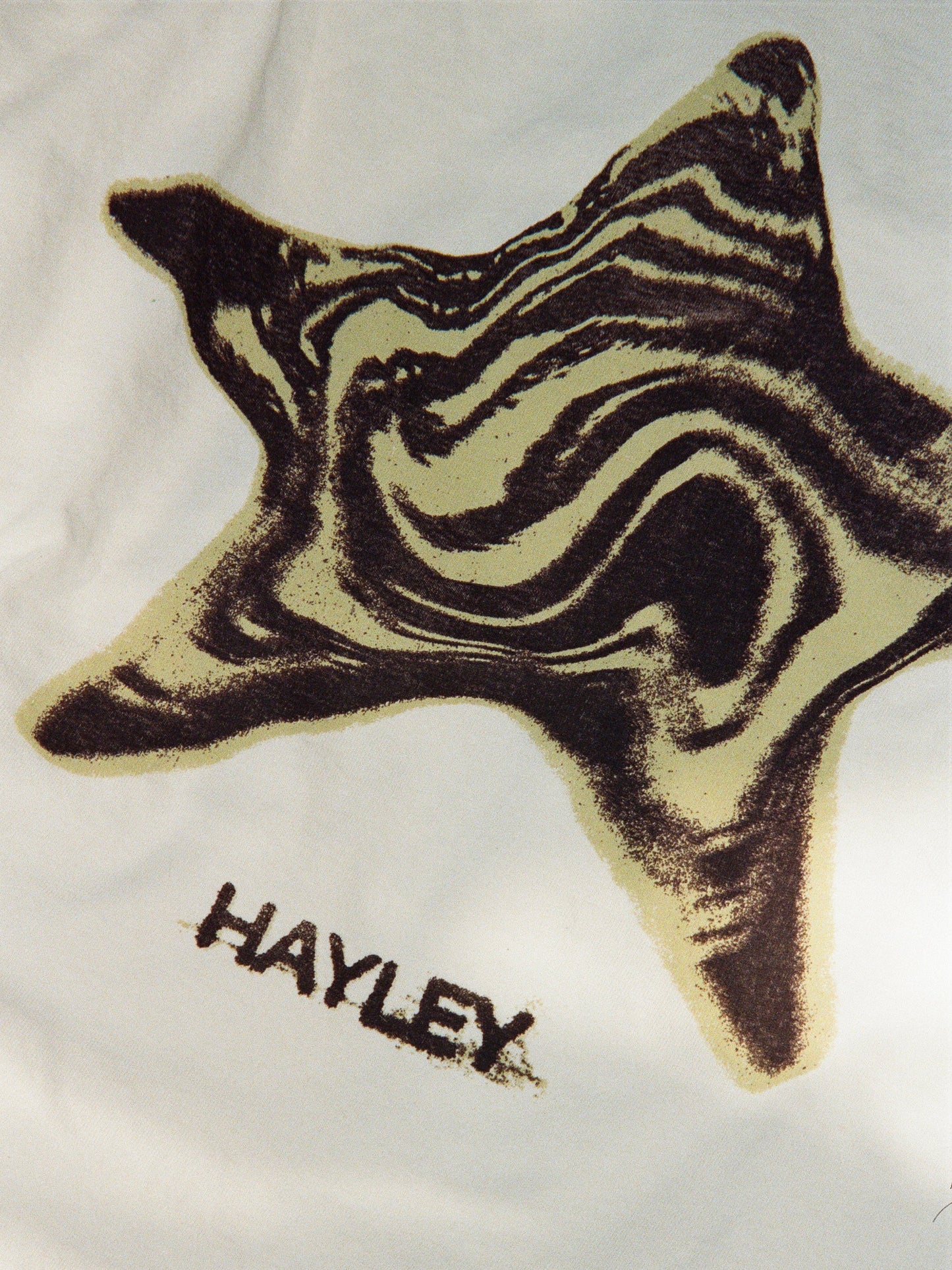 Hayley Star Tee Cream - PREORDER