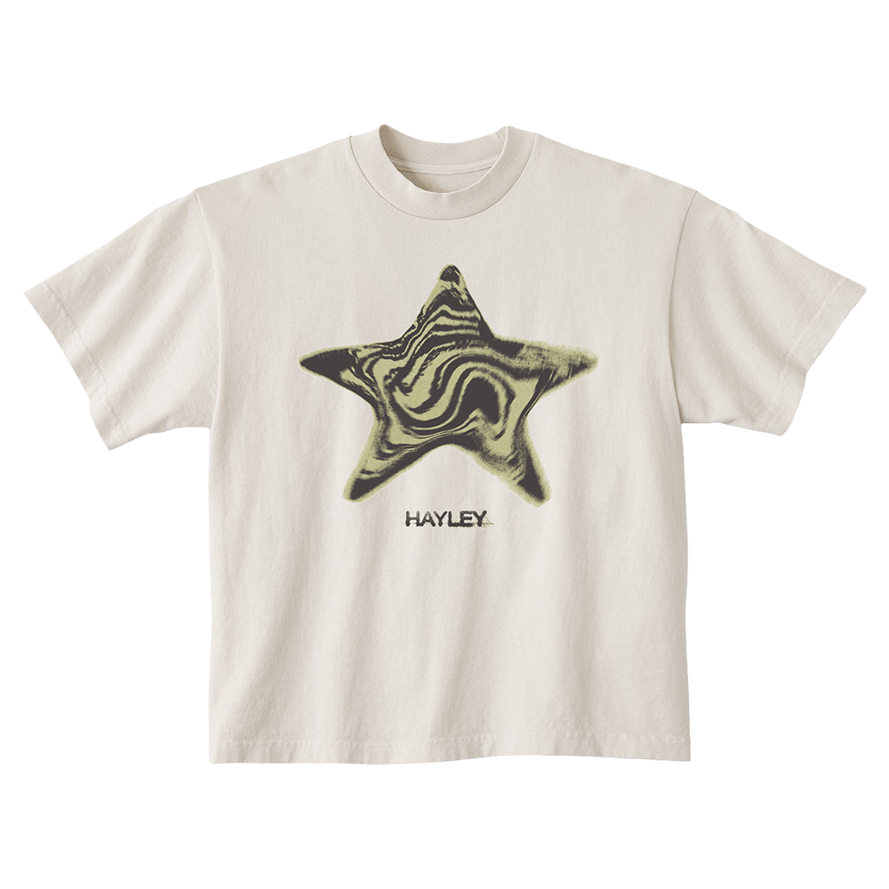 Hayley Star Tee Cream - PREORDER