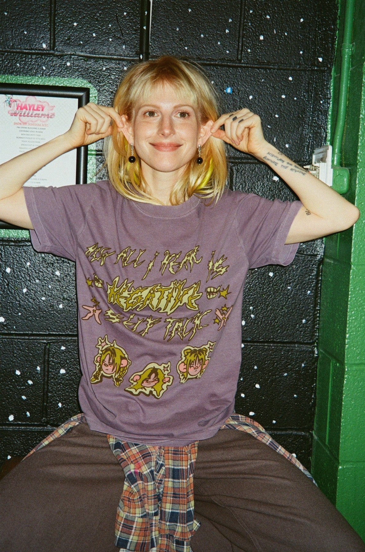 Self Talk Purple Tee